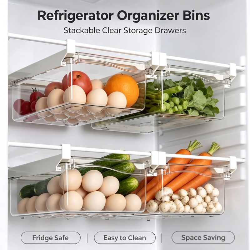 Hangende schuiflade koelkast o - Food Storage With Dividers recensie en prijs